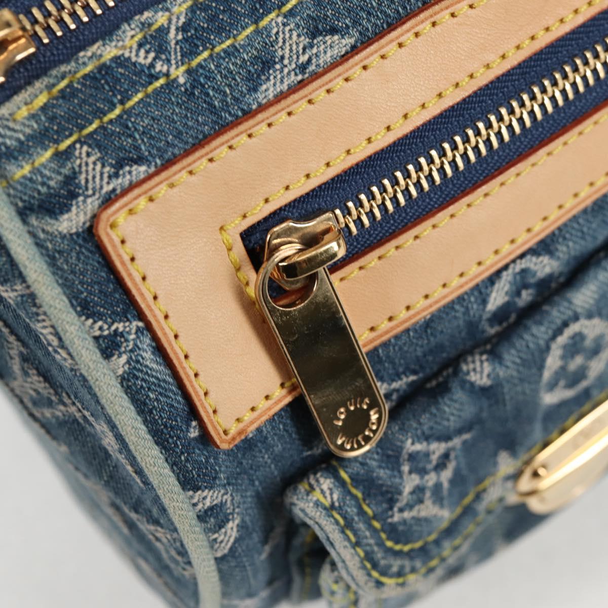 Louis Vuitton Monogram Denim Neo Speedy Hand Bag Blue M95019 Lv