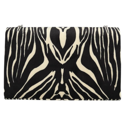 Saint Laurent Chain Bag Fabric Zebra Pattern 707690 Faaia 1075