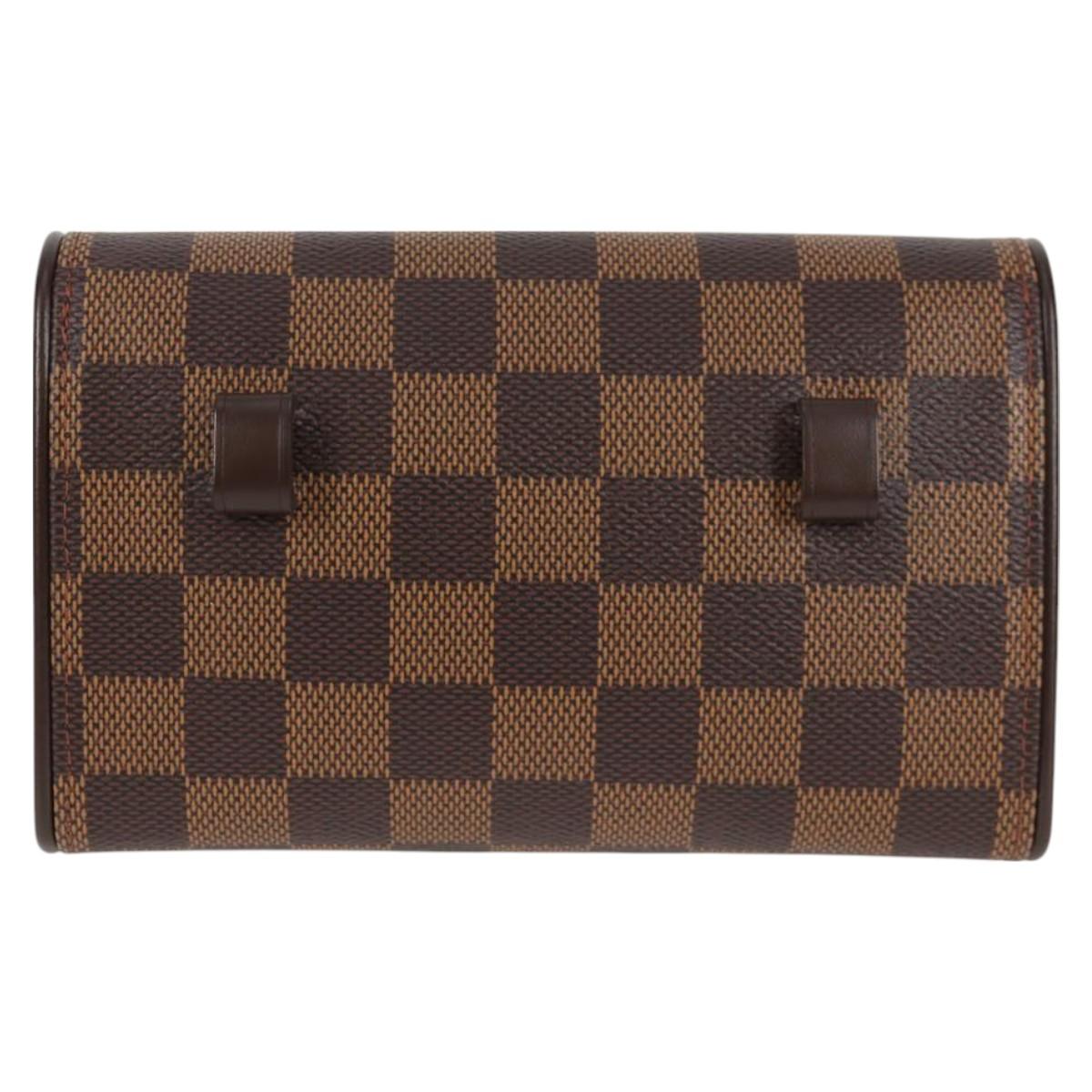 Louis Vuitton Damier Ebene Pochette Florentine Waist Bag N51856 Lv