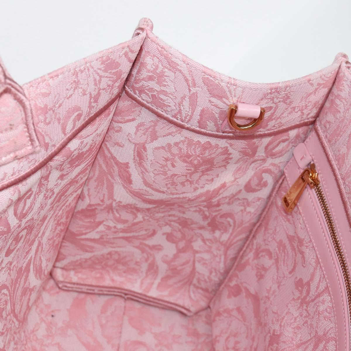 Versace Athena Barocco Tote Bag Canvas 2WAY Pink