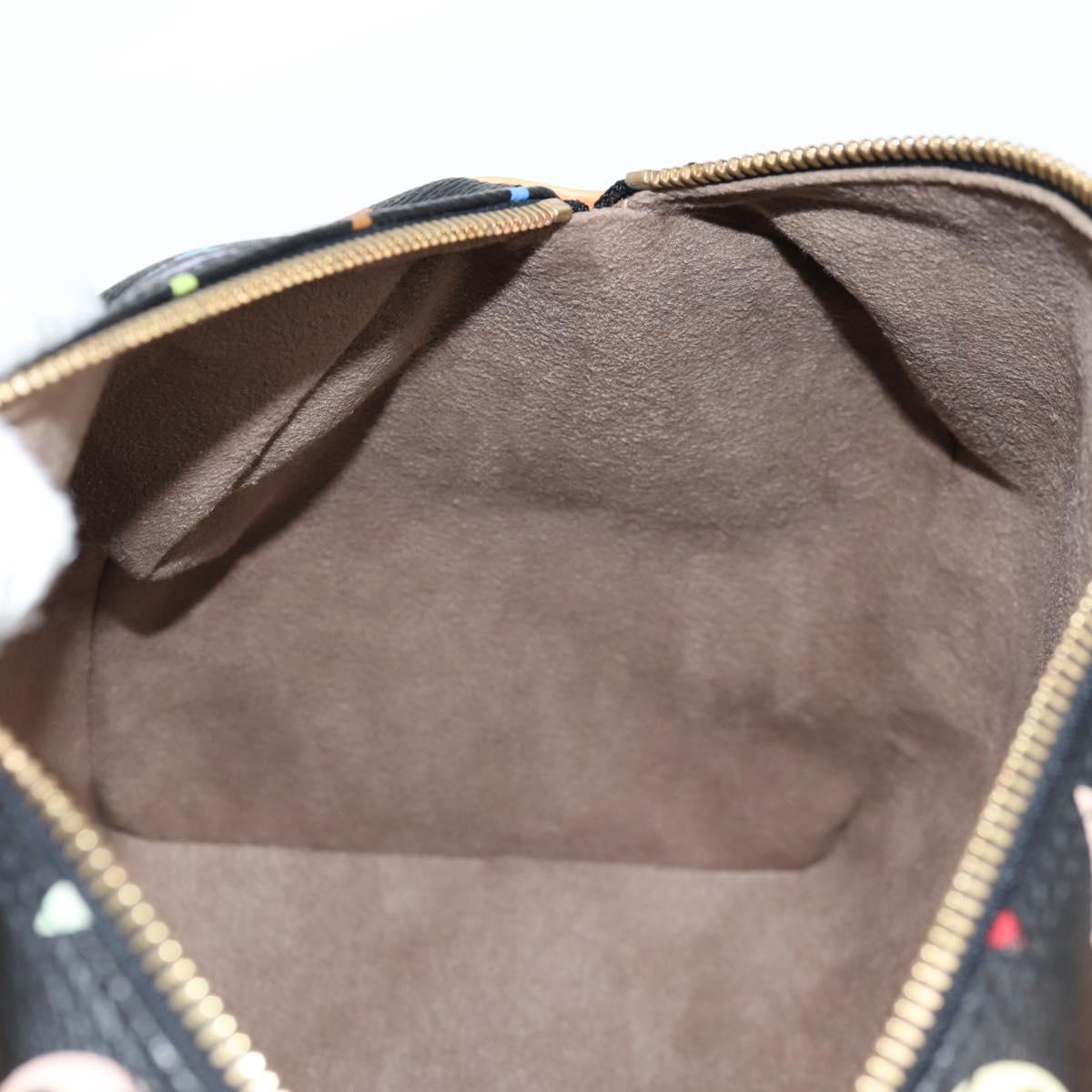 Louis Vuitton Monogram Multicolor Speedy 30 Hand Bag Black M92642