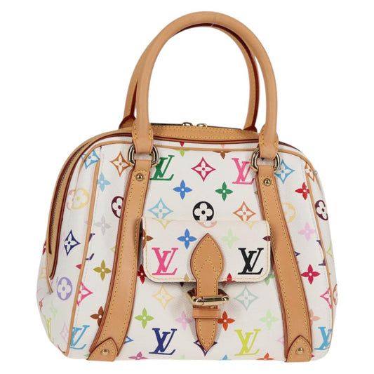 Louis Vuitton Monogram Multicolor Priscilla Hand Bag White M40096