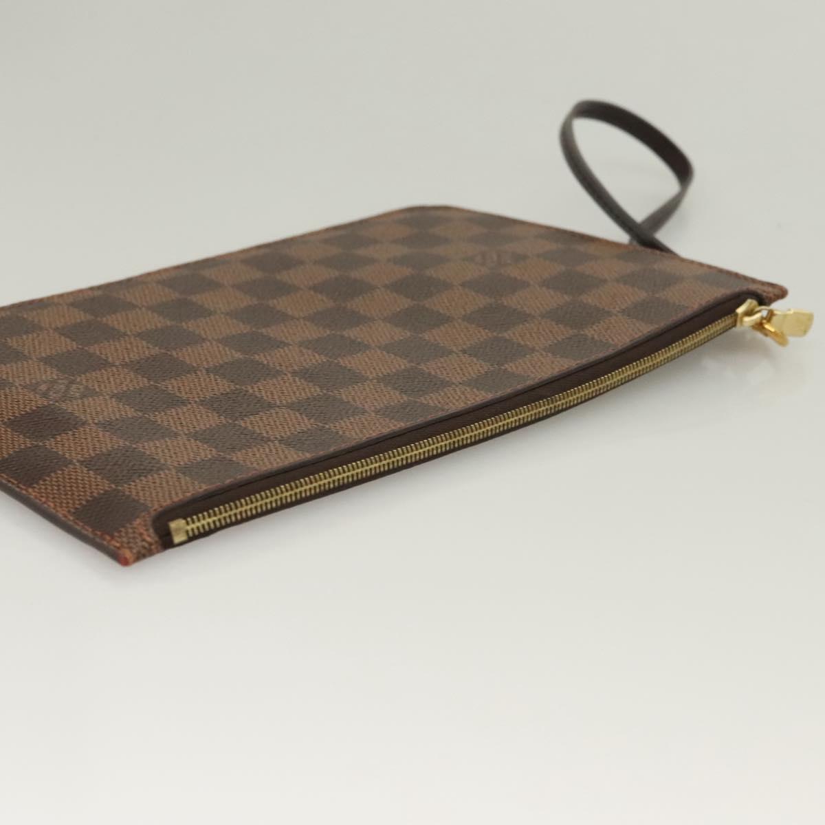 Louis Vuitton Damier Ebene Neverfull Mm Pouch Accessory Pouch Lv