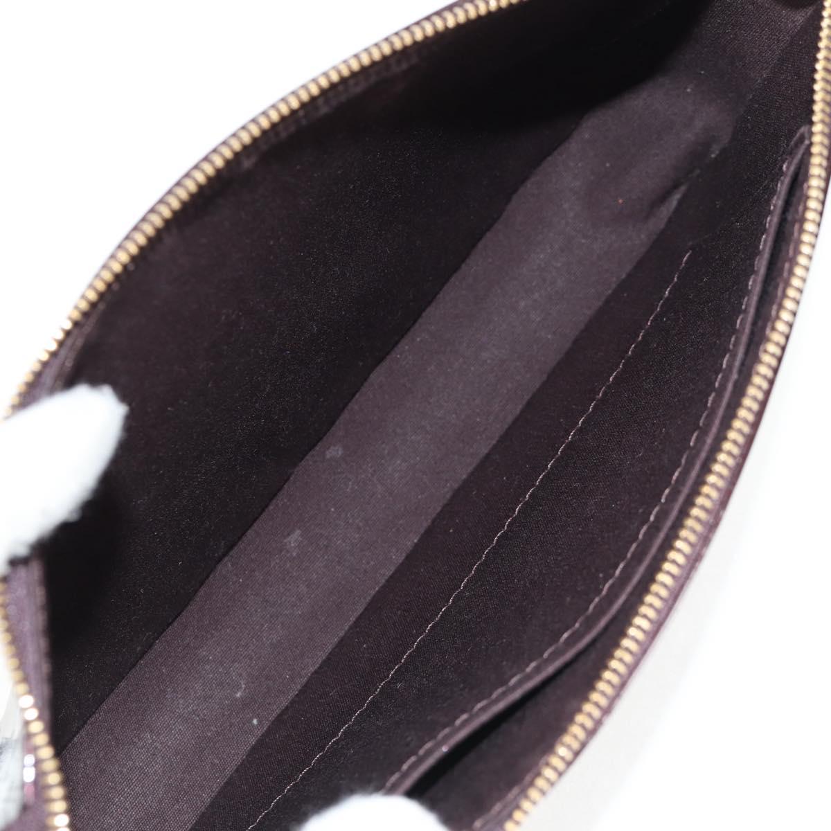 Louis Vuitton Vernis Pochette Accessoires Pouch Amarante M91576 Lv