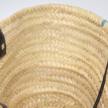 Loewe Basket Bag Large Anagram Bag Raffia Leather Beige Multicolor