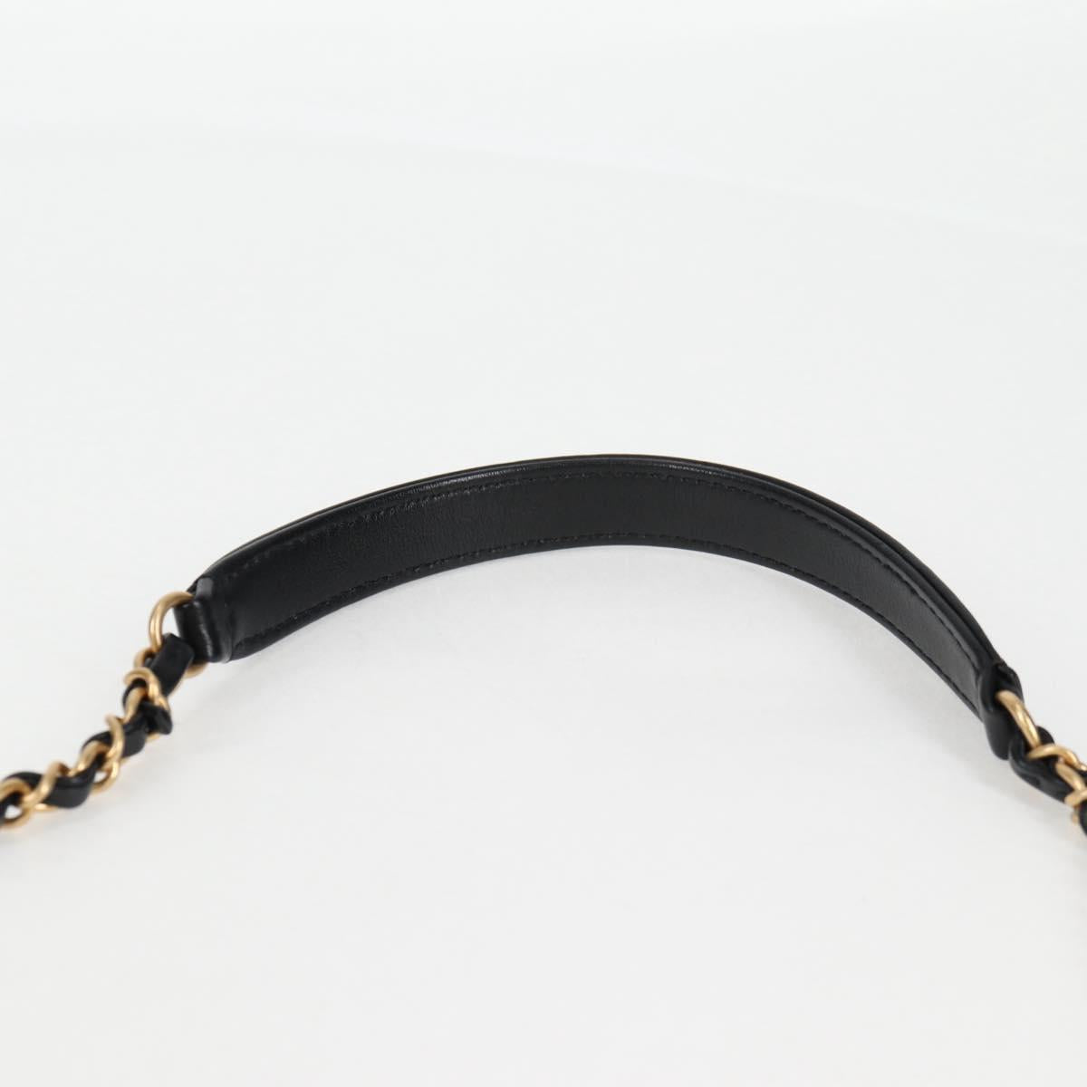 Chanel Matelasse Chain Hand Bag Tweed 2WAY White Gold Cc