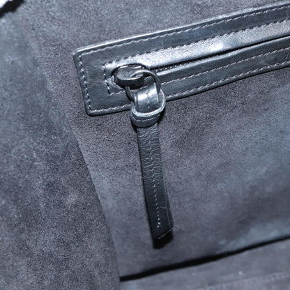 Celine Luggage Phantom Hand Bag Leather Black