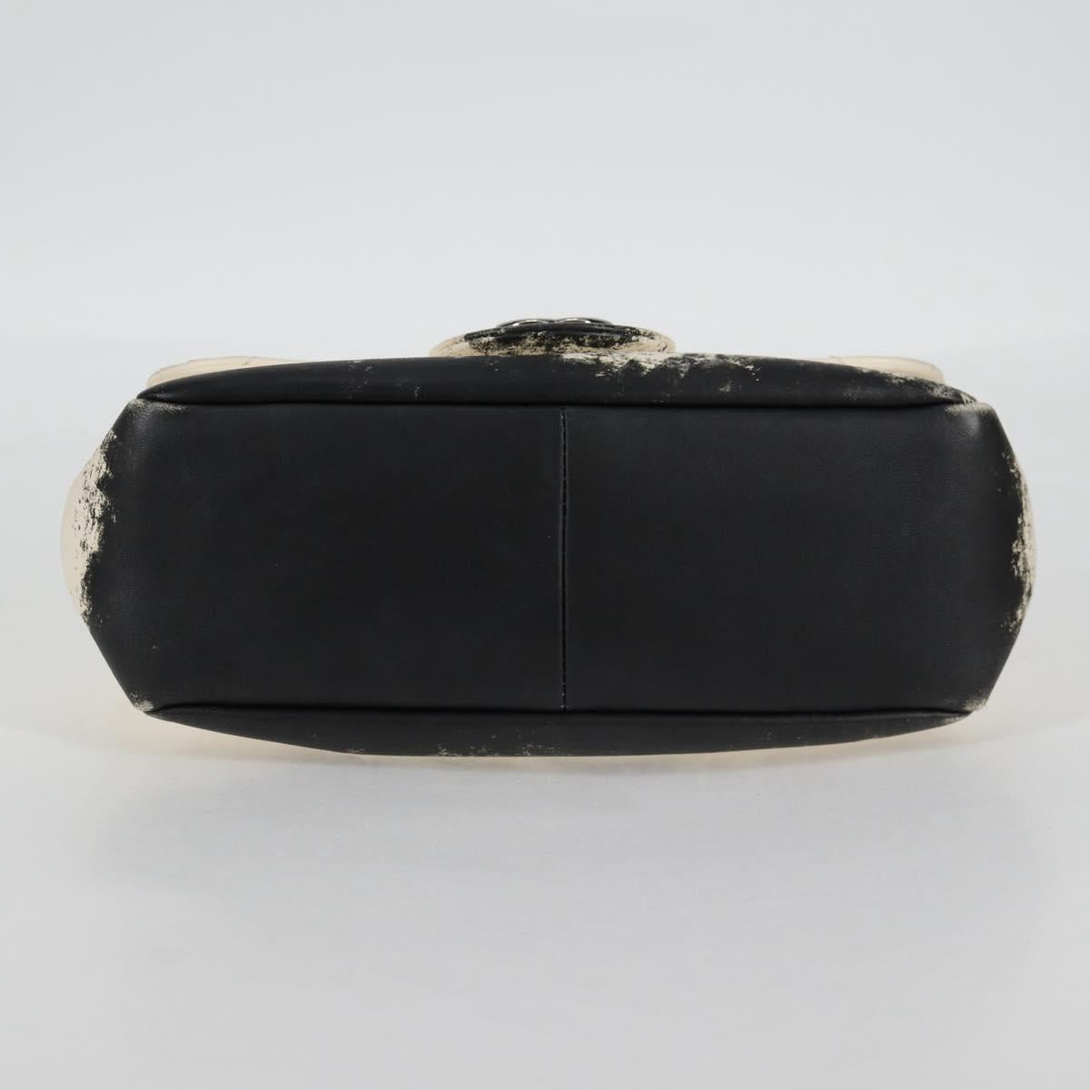 Chanel Matelasse Chain Shoulder Bag Lamb Skin Silver Gold Cc