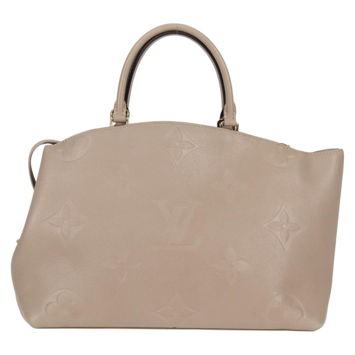 Louis Vuitton Monogram Empreinte Grand Palais Mm Bag Beige M45833 Lv