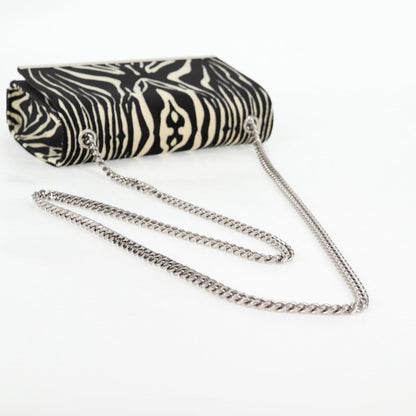 Saint Laurent Chain Bag Fabric Zebra Pattern 707690 Faaia 1075