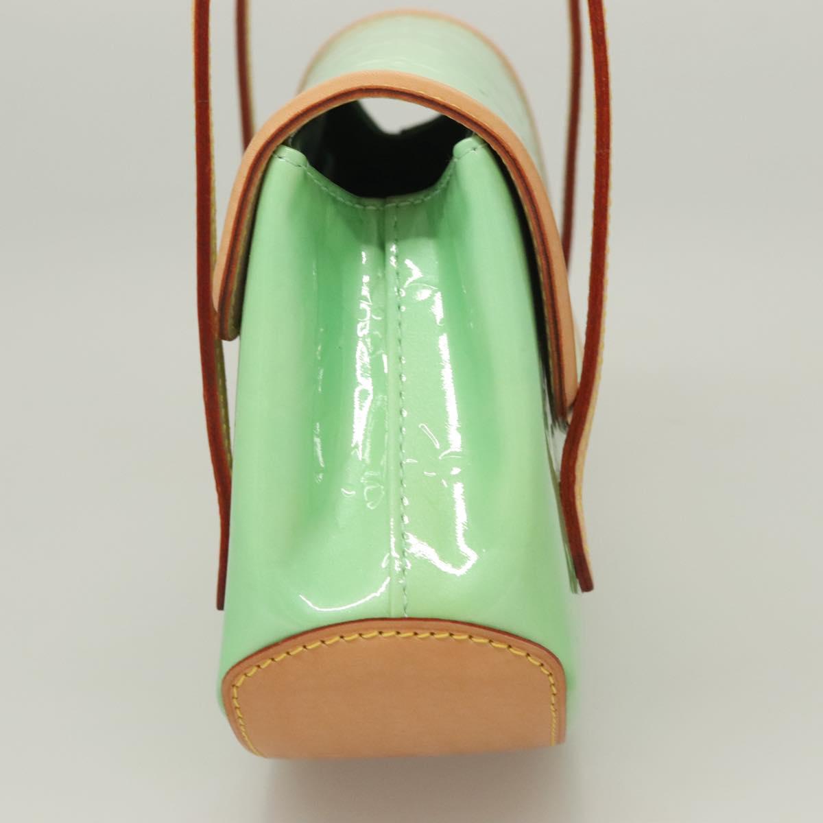 Louis Vuitton Vernis Biscayne Bay Pm Shoulder Bag Peppermint M91289