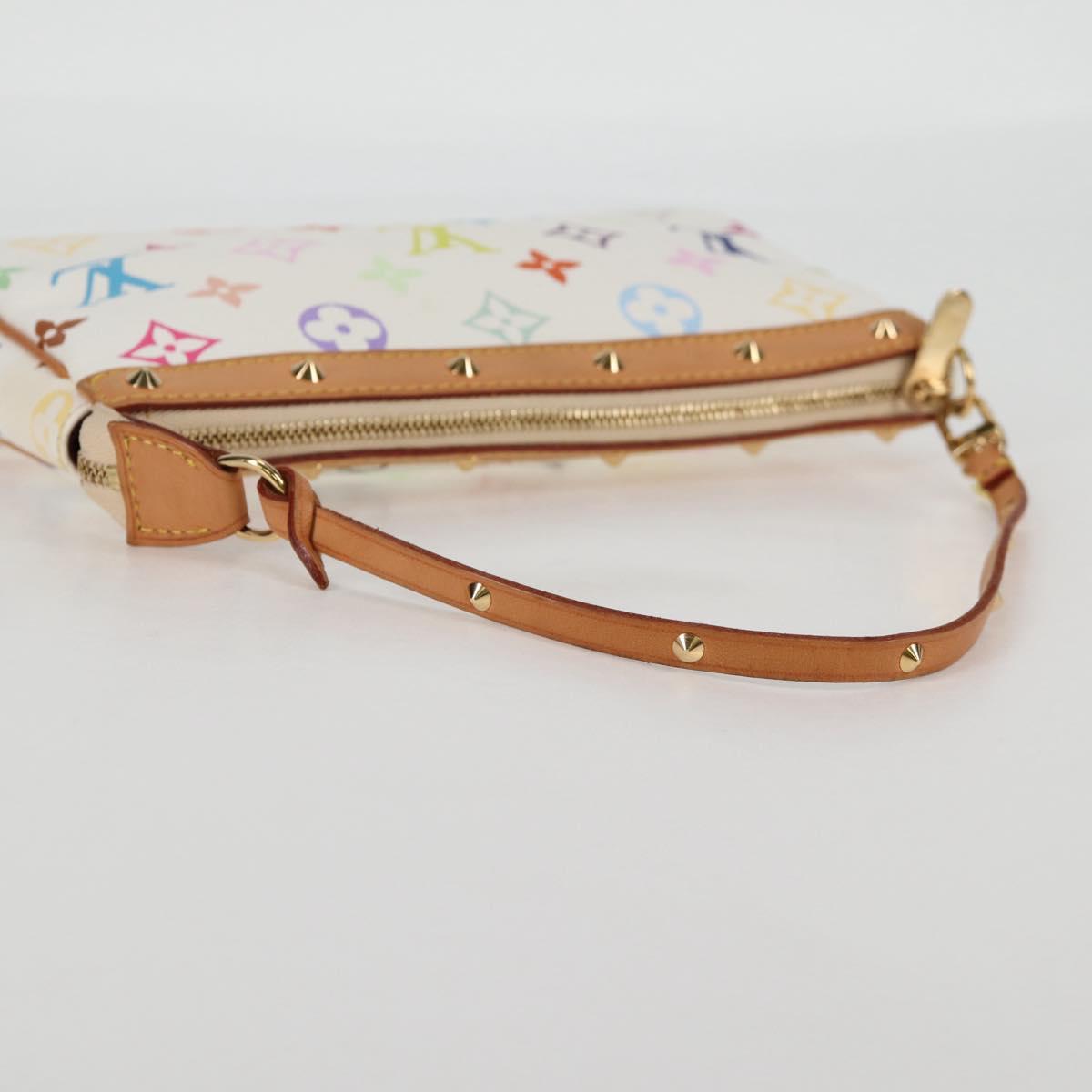 Louis Vuitton Multicolor Pochette Accessoires Pouch White M92649