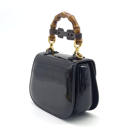 Gucci Patent 1947 Mini Top Handle Bag (724641) (10090523)