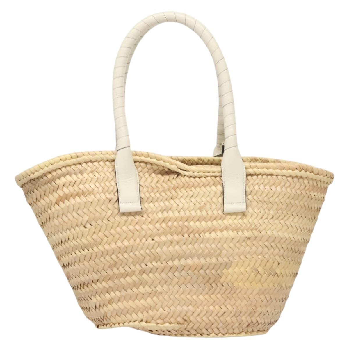 Chloe Mercy Shoulder Bag Raffia Beige