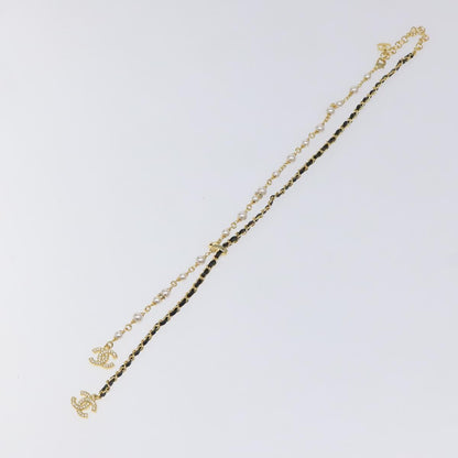 Chanel Coco Mark Chain Necklace Metal Made In 2024 Gold Cc