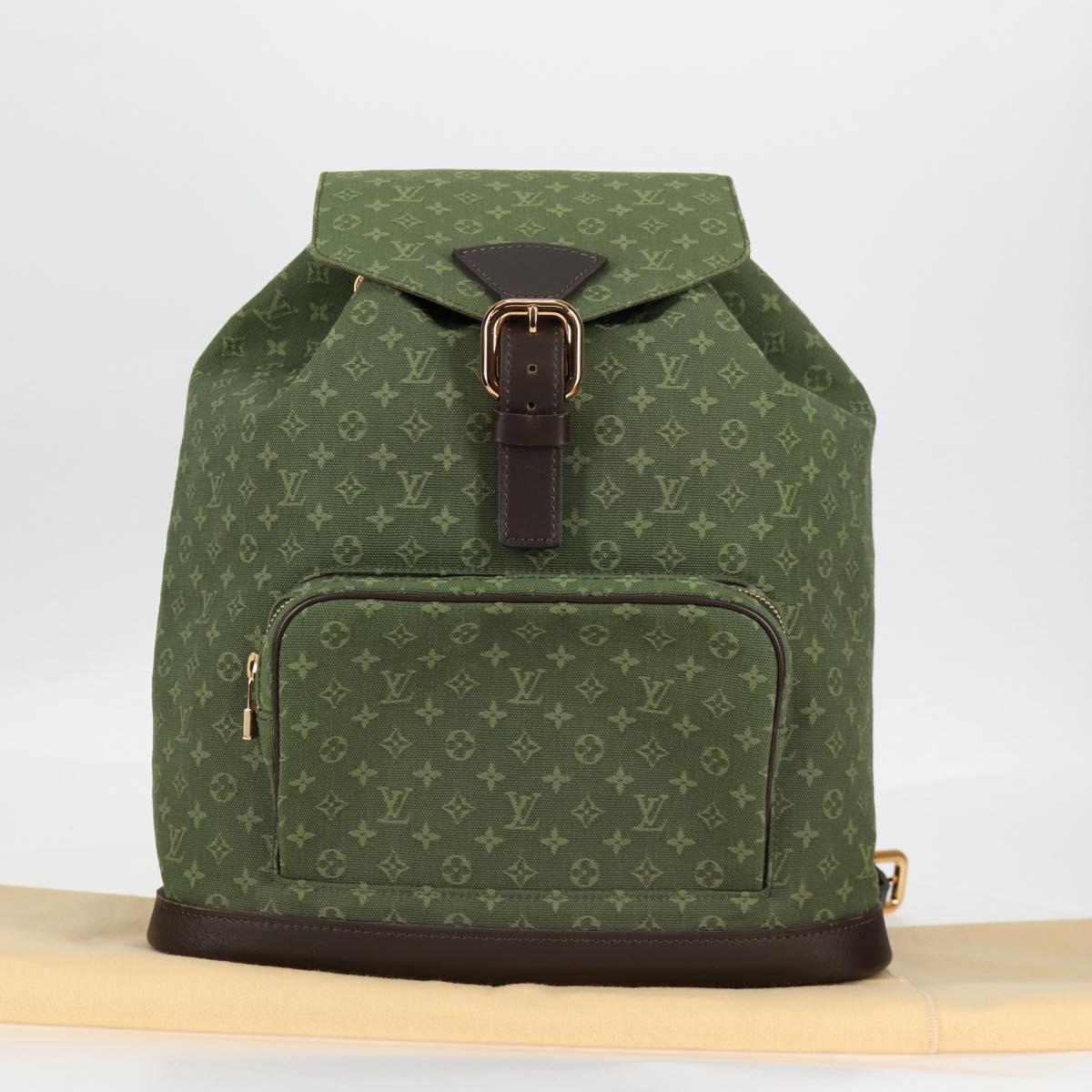 Louis Vuitton Monogram Mini Montsouris Gm Backpack Tst Khaki M92456