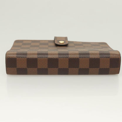 Louis Vuitton Damier Ebene Agenda Mm Day Planner Cover R20240 Lv