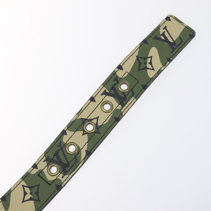 Louis Vuitton Monogram Camouflage Ceinture Belt Green M9646u Lv