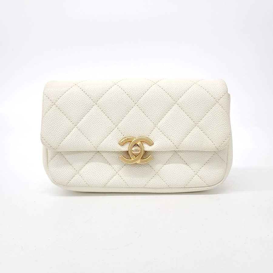 Chanel Caviar Chain Belt Bag (10040847)