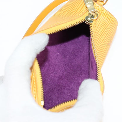 Louis Vuitton Epi Soufflot Hand Bag Yellow M52229 Lv