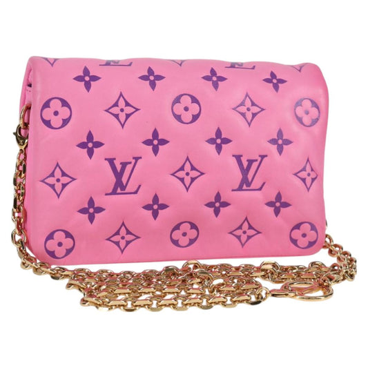 Louis Vuitton Monogram Pochette Coussin Shoulder Bag Pink M80745 Lv