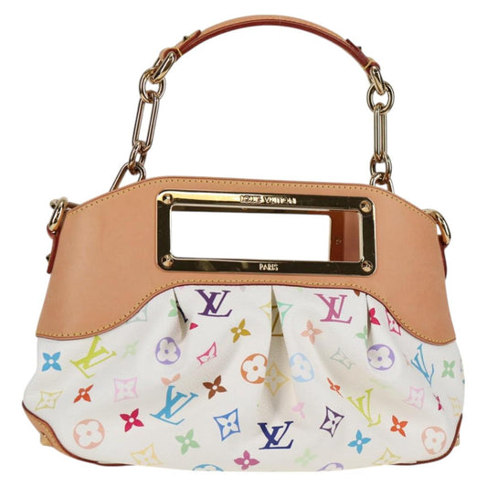 Louis Vuitton Monogram Multicolor Judy Pm Shoulder Bag White M40257