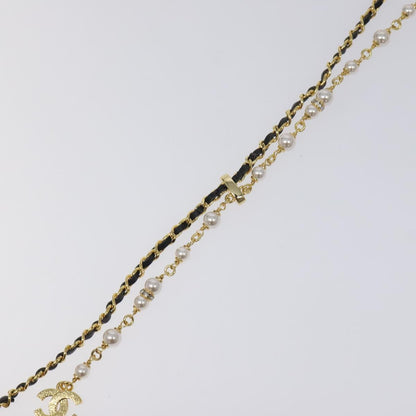 Chanel Coco Mark Chain Necklace Metal Made In 2024 Gold Cc