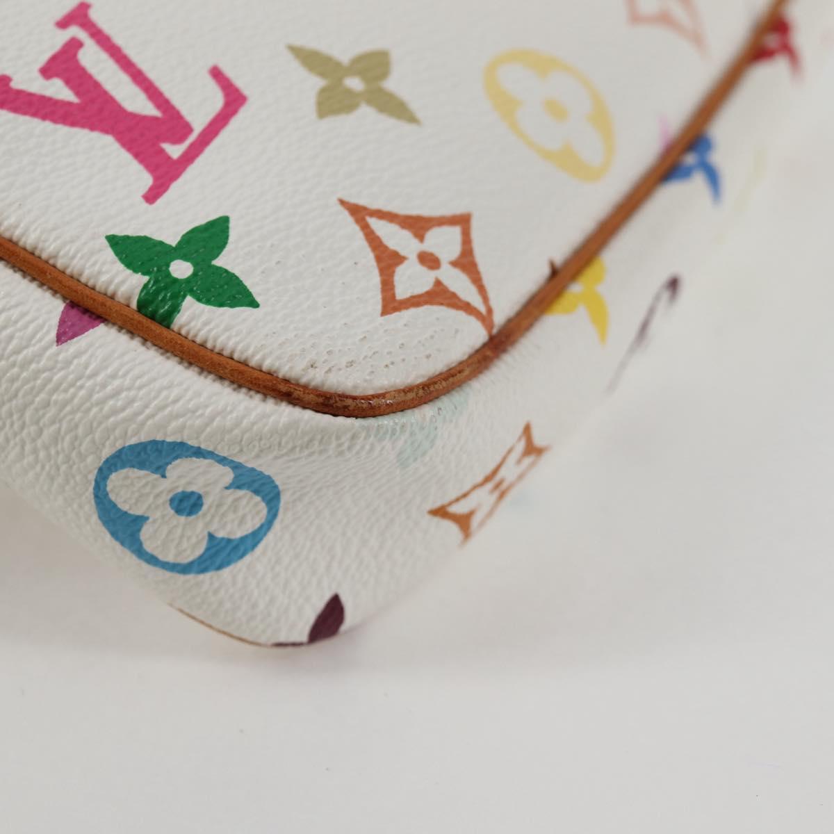 Louis Vuitton Multicolor Pochette Accessoires Pouch White M92649 Lv