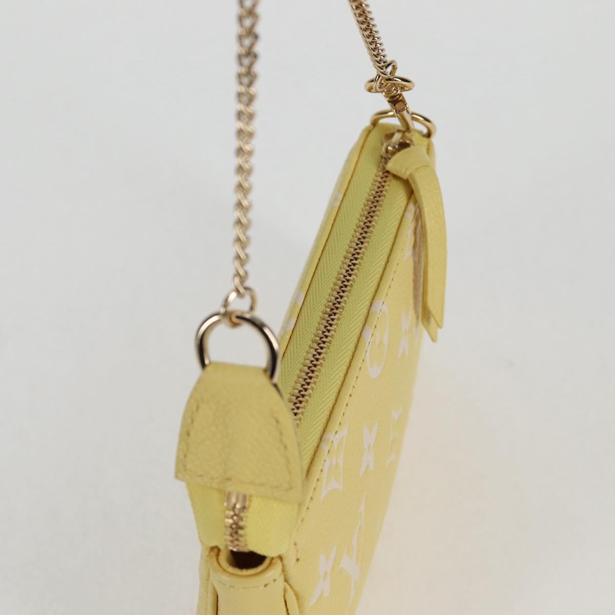 Louis Vuitton Empreinte Mini Pochette Accessoires Yellow M46129 Lv