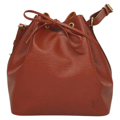 Louis Vuitton Epi Petit Noe Shoulder Bag Brown M44103 Lv