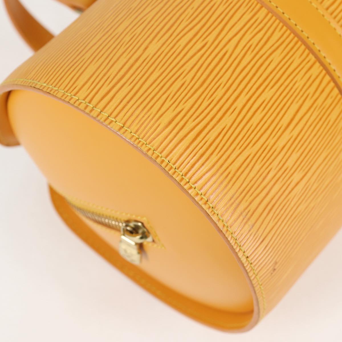 Louis Vuitton Epi Soufflot Hand Bag Yellow M52229 Lv