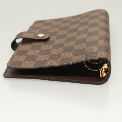 Louis Vuitton Damier Ebene Agenda Mm Day Planner Cover R20240 Lv