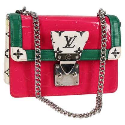 Louis Vuitton Vernis Winewood Pm Shoulder Bag Rose Pop M90443 Lv