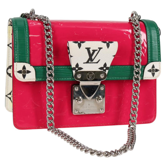 Louis Vuitton Vernis Winewood Pm Shoulder Bag Rose Pop M90443 Lv