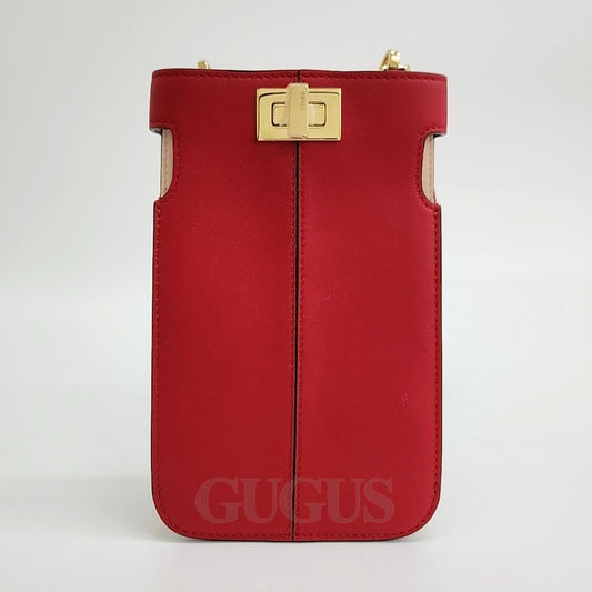 Fendi Peekaboo Phone Holder Cross Bag (1023148)