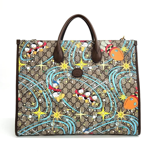 Gucci X Disney Donald Duck Tote And Shoulder Bag (650037) (5713253)