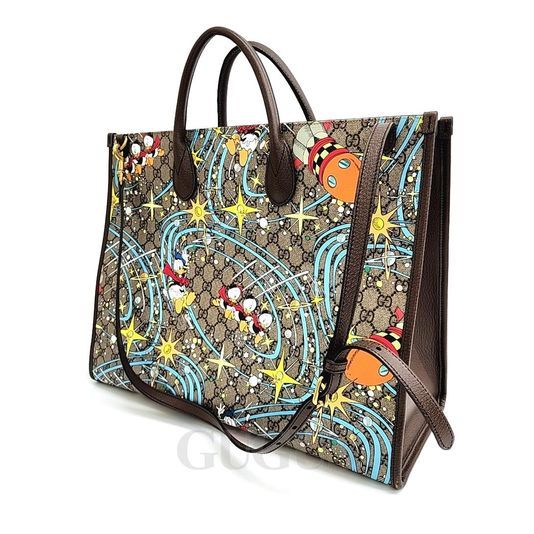 Gucci X Disney Donald Duck Tote And Shoulder Bag (650037) (5713253)