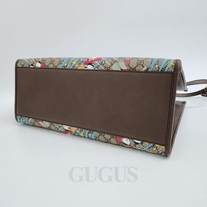 Gucci X Disney Donald Duck Tote And Shoulder Bag (650037) (5713253)