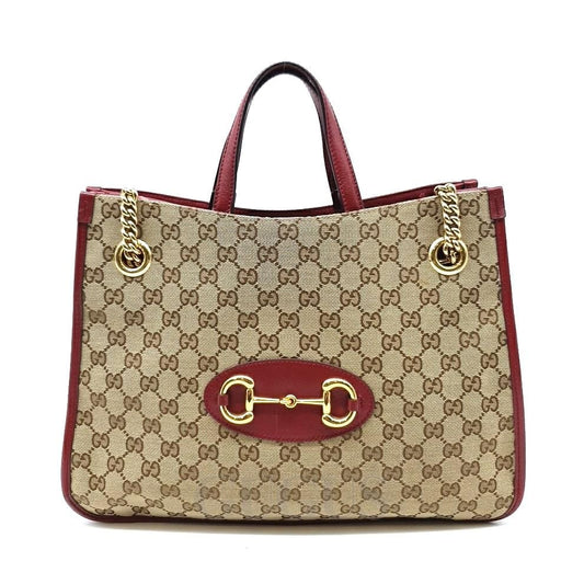 Gucci 1955 Horsebit Medium Tote Bag (621144) (9862215)