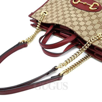 Gucci 1955 Horsebit Medium Tote Bag (621144) (9862215)