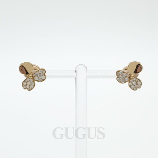 Tiffany Diamond Mini Paper Flower Earrings (9772377)