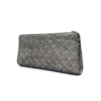 Chanel metallic clutch (8000223)