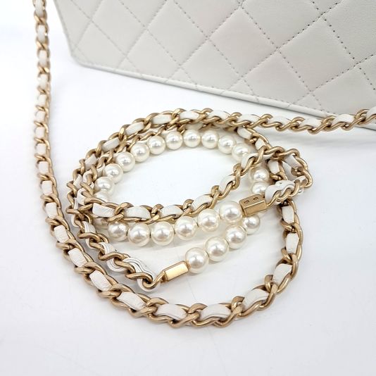 Chanel pearl chain shoulder bag AS0582 (10088434)
