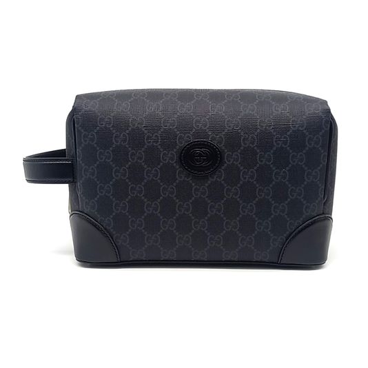 Gucci Interlocking GG Supreme Toiletry Pouch (739453) (10116970)