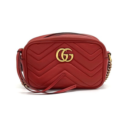 Gucci Marmont Matelasse Mini Cross Bag (448065) (10120591)