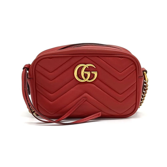Gucci Marmont Matelasse Mini Cross Bag (448065) (10120591)