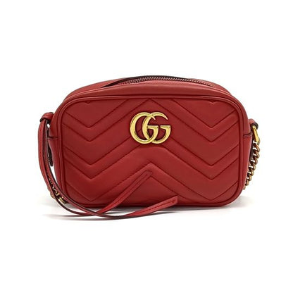Gucci Marmont Matelasse Mini Cross Bag (448065) (10120591)
