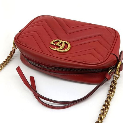 Gucci Marmont Matelasse Mini Cross Bag (448065) (10120591)