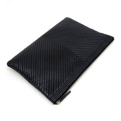 Chanel Chevron Boy Clutch Large (10124964)