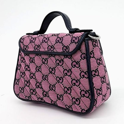 Gucci GG Marmont mini top handle bag (583571) (10126859)